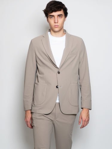 RRD-Giacca Elasticizzata Beige-TRYME Shop