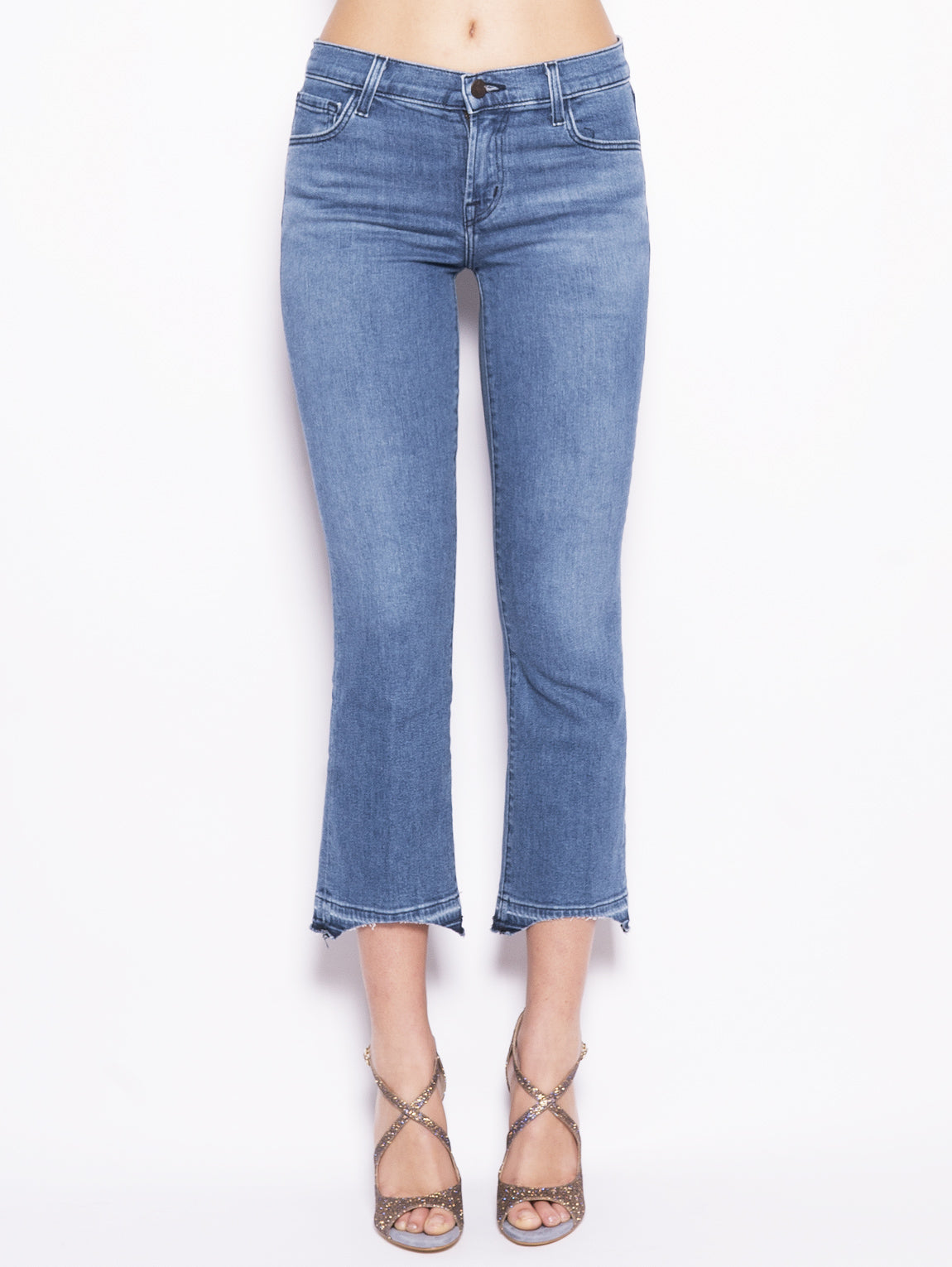 J BRAND - Selena Mid Rise Crop Boot Sustainable jeans – TRYME Shop