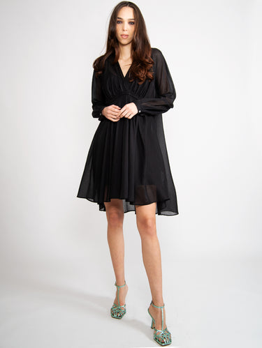 CLOSED-Abito con Scollo a V Nero-TRYME Shop