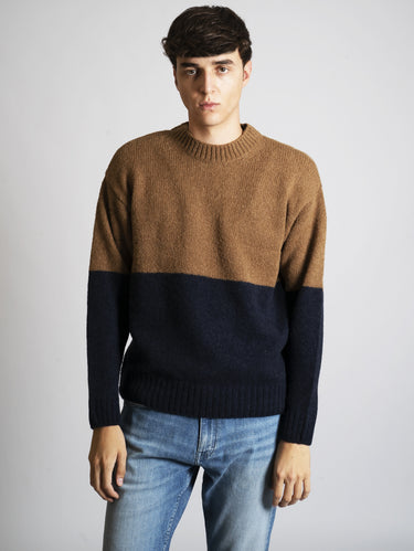 CLOSED-Maglia Color Block American Elm-TRYME Shop