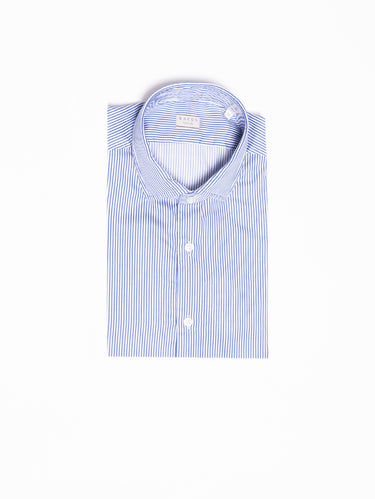 XACUS-Camicia a Righe - Blu-TRYME Shop