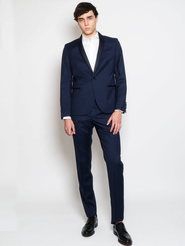 MANUEL RITZ-Completo Smoking Drop Nove Blu-TRYME Shop