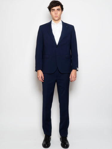 PAOLONI-Completo in Fresco Lana Archivio Blu-TRYME Shop