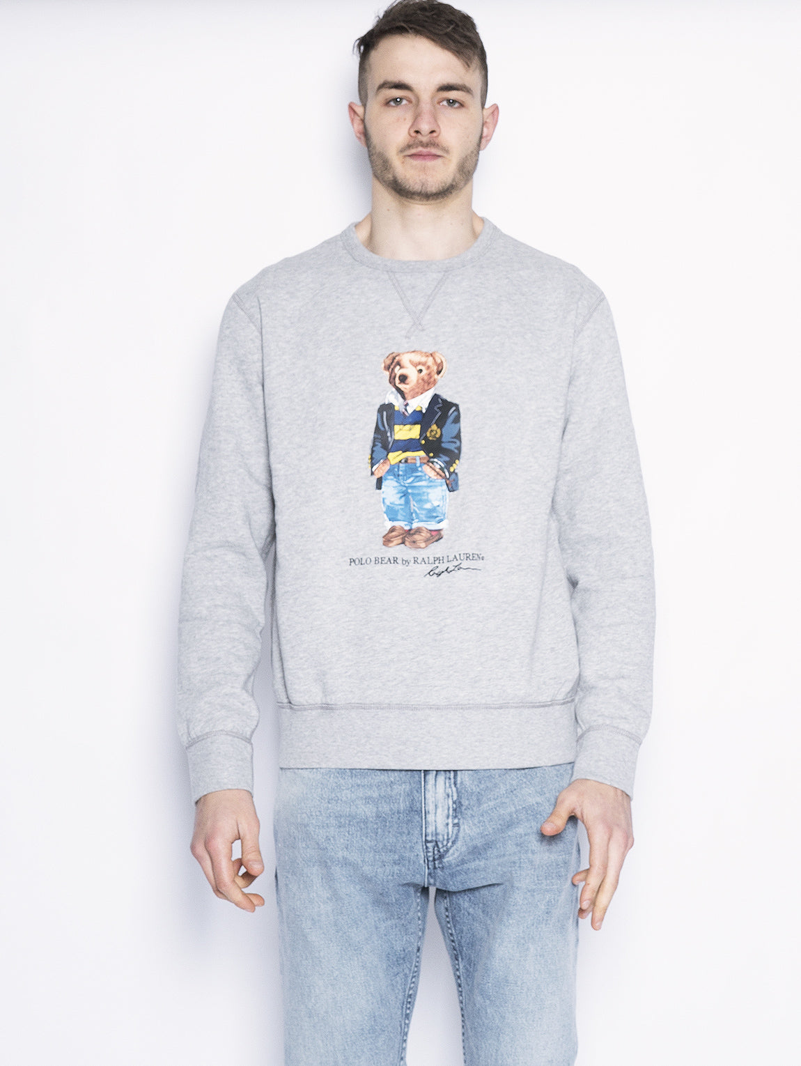 POLO RALPH LAUREN - Gray Polo Bear sweatshirt – TRYME Shop