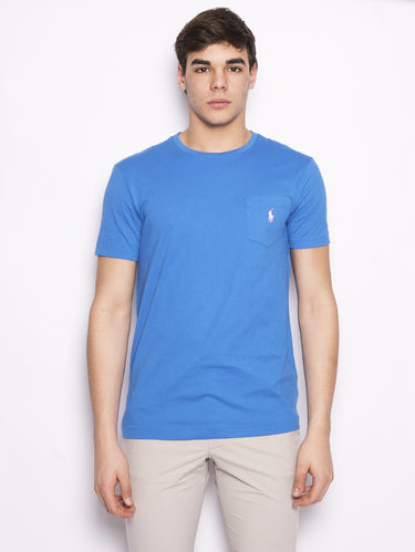 RALPH LAUREN-T-Shirt con Taschino Royal-TRYME Shop