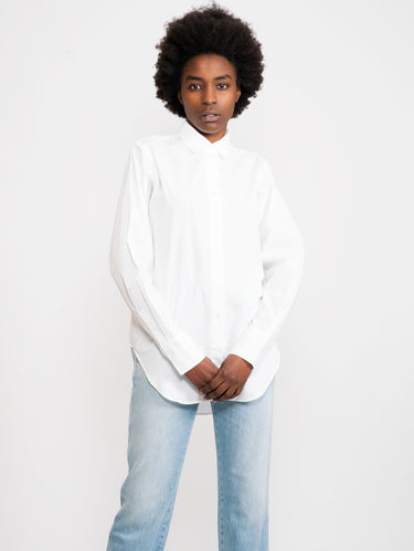 CLOSED-Camicia con Spacco Posteriore Bianco-TRYME Shop