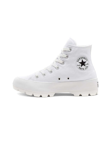 CONVERSE-Sneakers in Canvas con Suola Dentellata Bianco-TRYME Shop