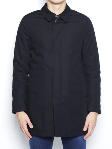 MANUEL RITZ-Cappotto in cordura con imbottitura Nero-TRYME Shop