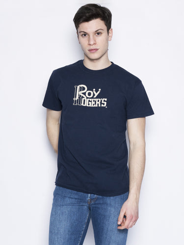 ROY ROGERS-Maglia con Stampa Blu-TRYME Shop