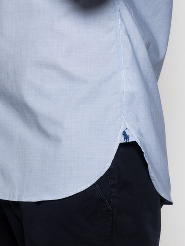 Elegantes Hemd mit Regent-Kragen Hellblau