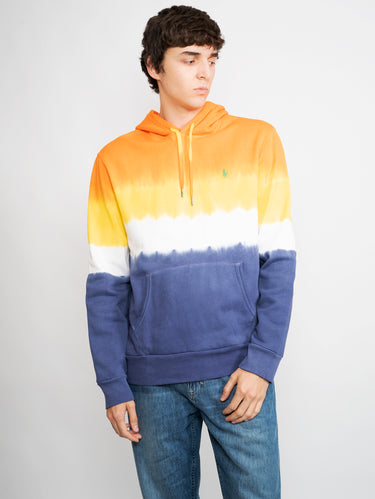 RALPH LAUREN-Felpa con Cappuccio Tie-Dye Multicolor-TRYME Shop