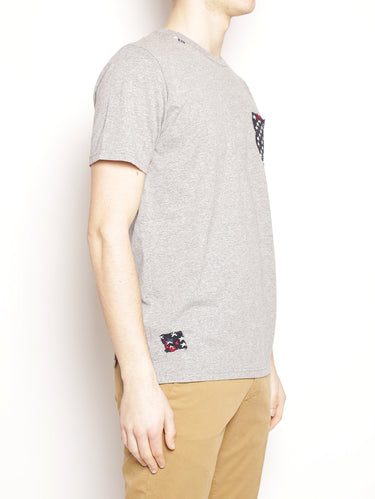 T-shir Classic Pocket Grey Melange-T-shirt-in the box-TRYME Shop