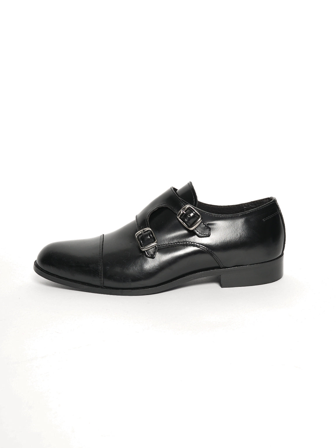 MANUEL RITZ Monk double buckle Black – TRYME Shop