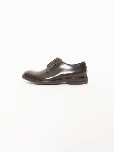 SEBOY'S-Derby Classica con Suola in Gomma Testa di Moro-TRYME Shop