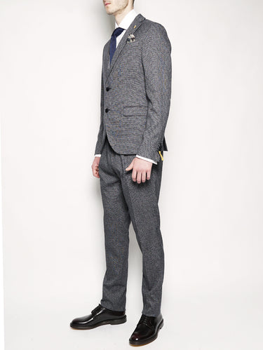 Abito in microtela strech Grigio-Completi-MANUEL RITZ-TRYME Shop