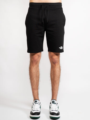 THE NORTH FACE-Shorts in Felpa di Cotone Nero-TRYME Shop