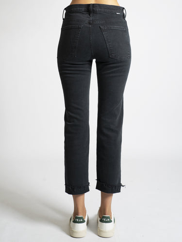 Jeans mit hoher Taille Schwarz