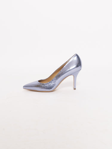 WO MILANO-Decollete Stampa Rettile Blu-TRYME Shop