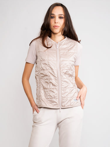 MAX MARA LEISURE-Gilet Slim Fit Rosa-TRYME Shop
