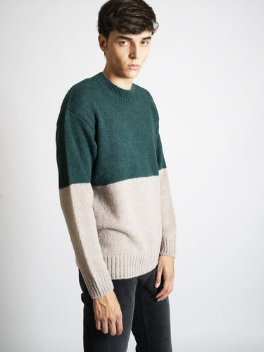 Color-Block Shirt Fir Green