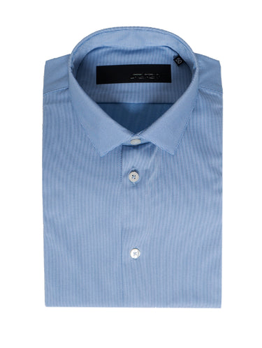 RRD-Camicia con Micro Pois Blu-TRYME Shop