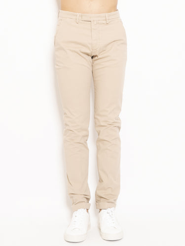 BRIGLIA 1949-Pantalone con Risvolto Beige-TRYME Shop