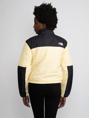 Steppjacke Color Block Gelb/Schwarz