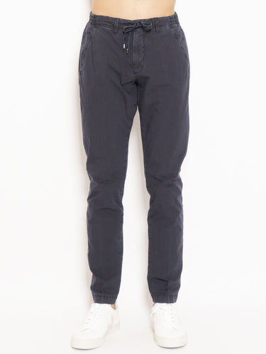BRIGLIA 1949-Pantalone Con Coulisse Blu-TRYME Shop