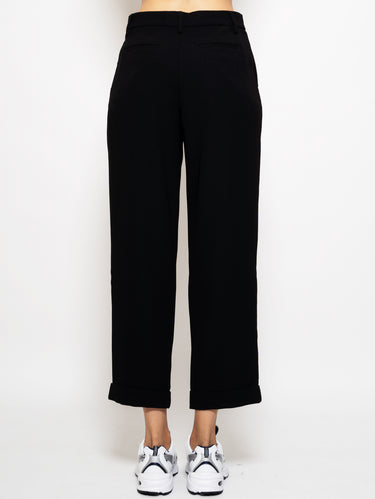 Pantaloni con Pences Nero