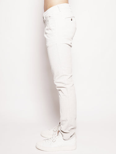 Pantaloni chinos in velluto a coste - BG05 Crema-Pantaloni-BRIGLIA 1949-TRYME Shop