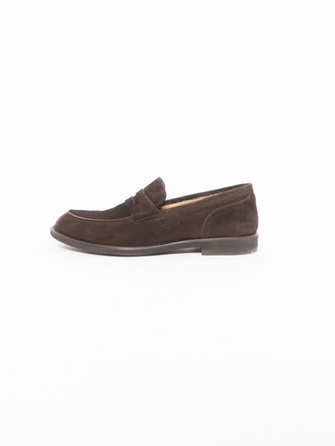 SEBOY'S-Mocassini In Pelle Scamosciata Marrone-TRYME Shop