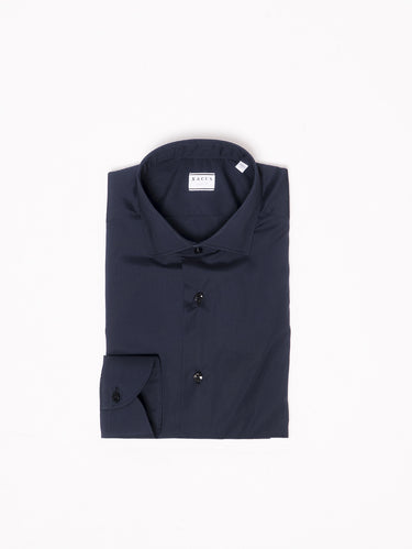 XACUS-Camicia in Stretch Fabric Blu-TRYME Shop