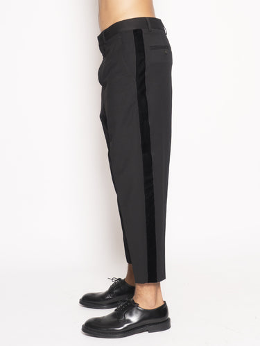 Pantalone Forward con Banda Laterale Nero