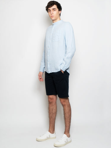 Chino Shorts in Blue Cotton