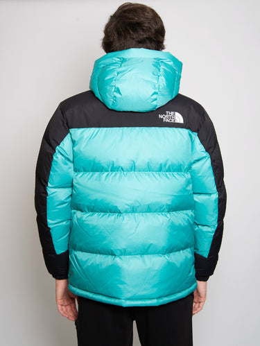 Green/Black Color Block Puffer Jacket