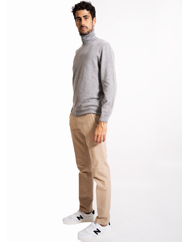 Sand Cotton Gabardine Pants