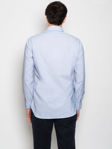 Elegantes Hemd mit Regent-Kragen Hellblau