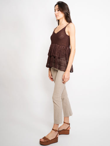 Jeans a Trombetta Beige
