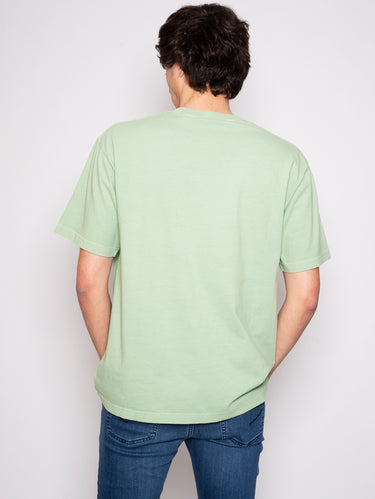 T-Shirt mit Stickerei Grün