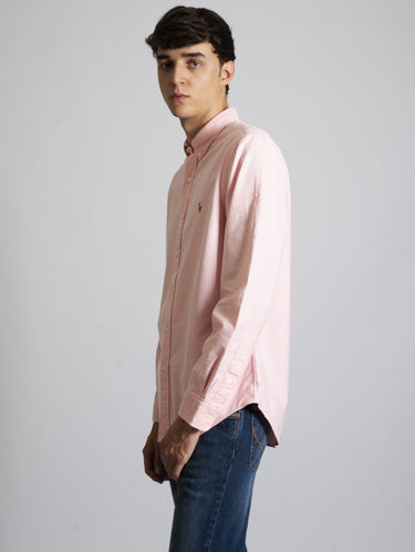 Hemd aus Oxford-Baumwolle Rosa