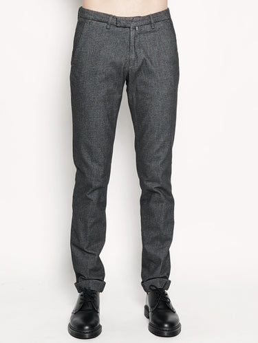 BRIGLIA 1949-Pantalone Chino in Tessuto Comfort Stretch Grigio-TRYME Shop