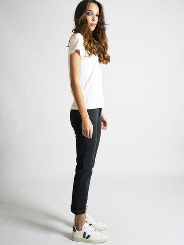 Jeans mit hoher Taille Schwarz