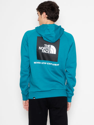 Sweatshirt mit Logo auf der Rückseite Blau