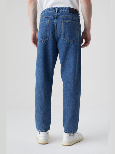 Relaxed-Fit-Jeans in Blau