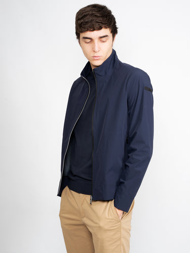 RRD-Giacca in Lycra con Cuciture Termonastrate Blu-TRYME Shop