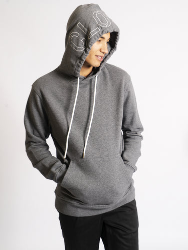 CLOSED-Felpa con Cappuccio Fog Melange-TRYME Shop