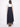 Potere D722302 - Abito asimmetrico con rouches Bianco / Blu-Abiti-P.A.R.O.S.H.-TRYME Shop