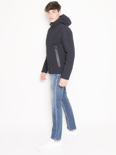 RRD-Giubbino con Cappuccio Winter Storm Blu-TRYME Shop