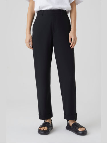 CLOSED-Pantaloni con Pences Nero-TRYME Shop