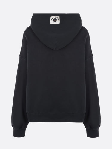 Sweatshirt met capuchon Zwart